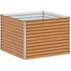 Image de Vidaxl JardiniÃ¨re SurÃ©levÃ©e 98 X 100 X 68 Cm Acier GalvanisÃ©