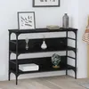 Image de vidaXL Table console ChÃªne noir 100 x 32 x 75 cm Bois d'ingÃ©nierie