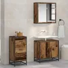 Image de Vidaxl Buffet Bois Ancien 35.5 X 35 X 76 Cm Bois D'ingÃ©nierie