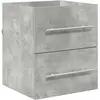 Image de vidaXL vidaXL Armoire d'évier Gris béton 38,5 x 41 x 48 cm Bois d'ingénierie