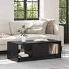 Image de vidaXL Table basse ChÃªne noir 100 x 50 x 36 cm Bois d'ingÃ©nierie