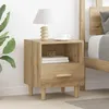 Image de Vidaxl Cabinet De Chevet Avec Tiroir ChÃªne Artisanal 40 X 35 X 47.5 Cm