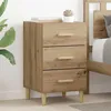Image de Vidaxl Cabinet De Chevet Avec Tiroir ChÃªne Artisanal 40 X 40 X 66 Cm