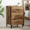 Image de Vidaxl Cabinet De Chevet Bois Ancien 40 X 40 X 66 Cm Bois D'ingÃ©nierie