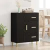Image de vidaXL Buffet ChÃªne noir 34 x 69.5 x 90 cm Bois d'ingÃ©nierie