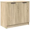 Image de Vidaxl Cabinet De Salle De Bain ChÃªne Sonoma 64,5 X 33,5 X 59 Cm