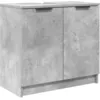 Image de vidaXL Cabinet de salle de bain Gris bÃ©ton 64,5 x 33,5 x 59 cm