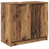 Image de vidaXL Cabinet de salle de bain Bois Ancien 64,5 x 33,5 x 59 cm