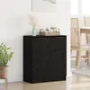 Image de vidaXL Buffet avec tiroir ChÃªne noir 60 x 30 x 70 cm Bois d'ingÃ©nierie