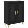 Image de vidaXL Buffet ChÃªne noir 69,5 x 34 x 90 cm Bois d'ingÃ©nierie