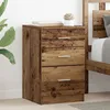 Image de Vidaxl Cabinet De Chevet Bois Ancien 40 X 40 X 63 Cm Bois D'ingÃ©nierie