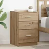 Image de Vidaxl Cabinet De Chevet Avec Tiroir ChÃªne Artisanal 40 X 40 X 63 Cm