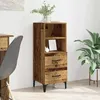 Image de Vidaxl Buffet Bois Ancien 34 X 34,5 X 90 Cm Bois D'ingÃ©nierie