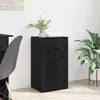 Image de vidaXL Buffet avec tiroir ChÃªne noir 40 x 33 x 70 cm Bois d'ingÃ©nierie