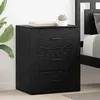 Image de vidaXL Cabinet de chevet ChÃªne noir 50 x 36 x 60 cm Bois d'ingÃ©nierie