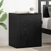 Image de vidaXL Cabinet de chevet ChÃªne noir 50 x 36 x 60 cm Bois d'ingÃ©nierie
