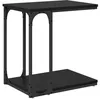 Image de vidaXL Table d'appoint ChÃªne noir 50 x 35 x 52 cm Bois d'ingÃ©nierie