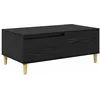 Image de vidaXL Table basse ChÃªne noir 90 x 50 x 35 cm Bois d'ingÃ©nierie