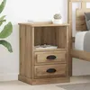 Image de Vidaxl Cabinet De Chevet Avec Tiroir ChÃªne Artisanal 43 X 36 X 60 Cm