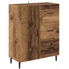 Image de vidaXL Buffet Bois Ancien 69,5 x 34 x 90 cm Bois d'ingÃ©nierie et fer