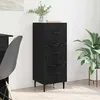 Image de vidaXL Buffet ChÃªne noir 34 x 34,5 x 90 cm Bois d'ingÃ©nierie