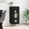 Image de vidaXL Buffet ChÃªne noir 34 x 34,5 x 90 cm Bois d'ingÃ©nierie