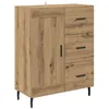 Image de Vidaxl Buffet Avec Tiroir ChÃªne Artisanal 69,5 X 34 X 90 Cm