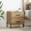 Image de Vidaxl Cabinet De Chevet 2 Pcs ChÃªne Artisanal 40 X 35 X 47.5 Cm