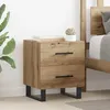Image de Vidaxl Cabinet De Chevet Avec Tiroir ChÃªne Artisanal 40 X 35 X 47.5 Cm