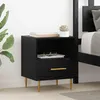 Image de vidaXL Table de chevet Noir 40 x 35 x 47.5 cm Bois d'ingÃ©nierie
