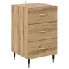 Image de vidaXL Cabinet de chevet avec tiroir ChÃªne artisanal 40 x 40 x 66 cm