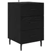 Image de vidaXL Cabinet de chevet ChÃªne noir 40 x 40 x 66 cm Bois d'ingÃ©nierie