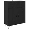 Image de vidaXL Buffet ChÃªne noir 69,5 x 34 x 90 cm Bois d'ingÃ©nierie