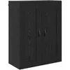 Image de vidaXL Meuble mural ChÃªne noir 69,5 x 34 x 90 cm Bois d'ingÃ©nierie