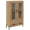 Image de vidaXL Haut Armoire Corona ChÃªne artisanal 69,5 x 31 x 115 cm