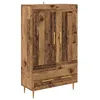 Image de vidaXL Haut Armoire Bois Ancien 69,5 x 31 x 115 cm Bois d'ingÃ©nierie