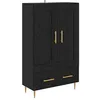 Image de vidaXL Haut Armoire ChÃªne noir 69,5 x 31 x 115 cm Bois d'ingÃ©nierie