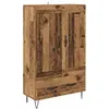 Image de vidaXL Haut Armoire Bois Ancien 69,5 x 31 x 115 cm Bois d'ingÃ©nierie