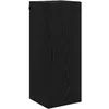Image de vidaXL Meuble mural ChÃªne noir 34,5 x 34 x 90 cm Bois d'ingÃ©nierie