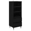 Image de vidaXL Haut Armoire ChÃªne noir 40 x 36 x 110 cm Bois d'ingÃ©nierie
