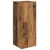 Image de vidaXL Meuble mural Bois Ancien 34,5 x 34 x 90 cm Bois d'ingÃ©nierie