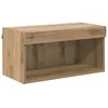 Image de Vidaxl Meuble Tv ChÃªne Artisanal 60 X 30 X 30 Cm Bois D'ingÃ©nierie