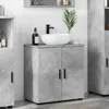 Image de vidaXL Cabinet de salle de bain avec porte Gris bÃ©ton 61 x 35 x 64 cm