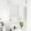 Image de vidaXL Armoire Miroir Blanc 59 x 17 x 55 cm Bois d'ingÃ©nierie
