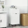 Image de vidaXL Cabinet de salle de bain avec tiroir Blanc 39.5 x 36 x 88 cm