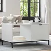 Image de vidaXL Table basse Blanc 90 x 49 x 46 cm Bois d'ingÃ©nierie