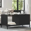 Image de vidaXL Table basse Noir 90 x 49 x 46 cm Bois d'ingÃ©nierie