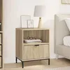 Image de Vidaxl Table De Chevet ChÃªne Sonoma 49 X 36 X 61 Cm Bois D'ingÃ©nierie