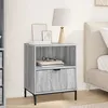 Image de vidaXL Table de chevet Sonoma gris 49 x 36 x 61 cm Bois d'ingÃ©nierie