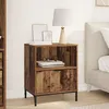 Image de Vidaxl Table De Chevet Bois Ancien 49 X 36 X 61 Cm Bois D'ingÃ©nierie